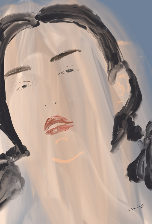 Veiled Becoming (《罩中生长》) — Digital Art
